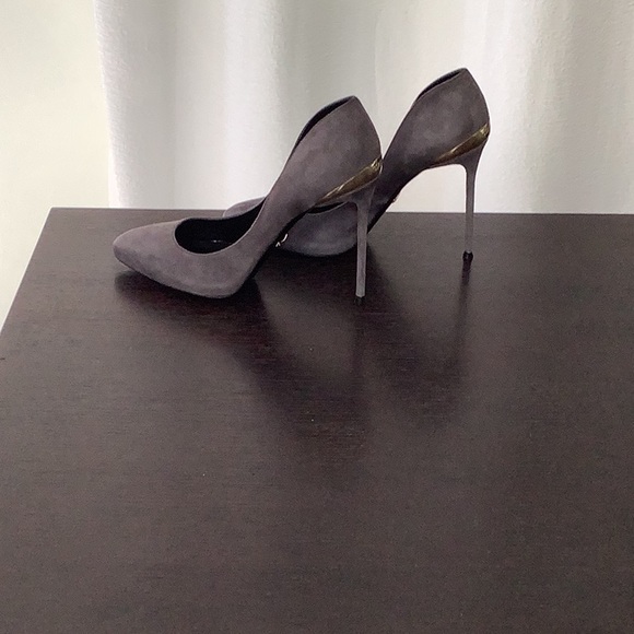 Roberto Cavalli pump high heel shoes, sz 40, grey - Picture 2 of 4